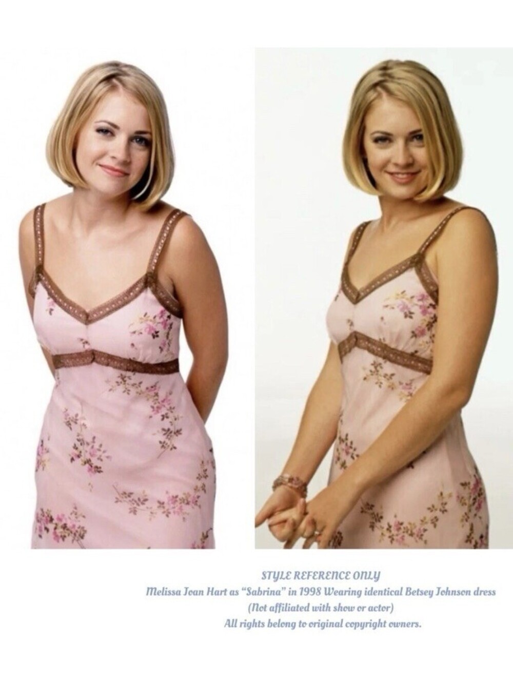 Vintage Betsey Johnson New York Floral Slip Dress ASO Sabrina the Teenage Witch - Picture 2 of 9